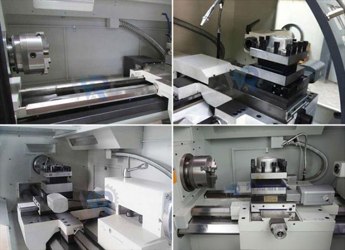 Ck6150-1000 Düz yataklı CNC Dönüştürme Makinesi 4 İstasyon Kulesi 1