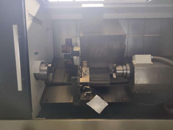 Çifte Spindle Eğri Yatak Otomatik CNC Döner TCK56Y Sub Spindle Drive ile CNC Döner Döner 1
