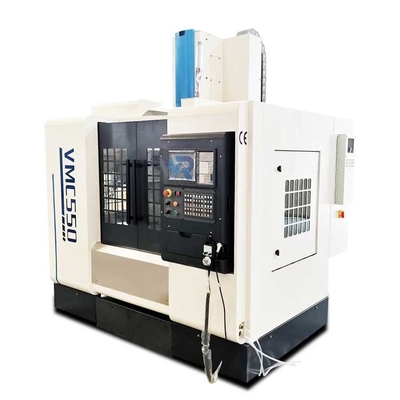 Yüksek Hassasiyetli Beyaz Metal Parçalar VMC CNC Freze Makinesi VMC550 600x450mm