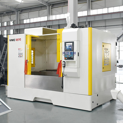 5 eksenli Büyük CNC Dikey İşleme Merkezi Makinesi Vmc1270