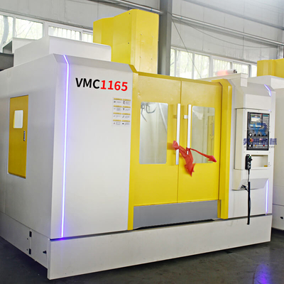 Metal İşleme için 5 Eksenli Yatay Mini CNC Dikey Freze Makinesi VMC1165
