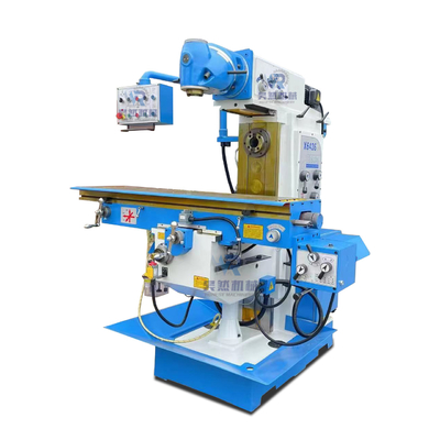 Dönme Tablalı 590mm / dak Dikey Yatay taret Üniversal Freze Makinesi