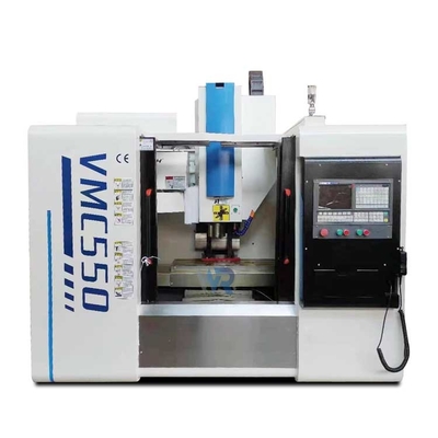 Yüksek Hassasiyetli Beyaz Metal Parçalar VMC CNC Freze Makinesi VMC550 600x450mm