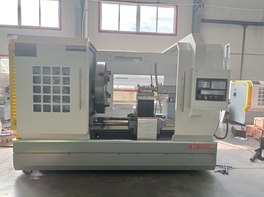 CKNC61125 Paslanmaz Çelik CNC Torna Makinesi Metal Parça Yapma Makinesi
