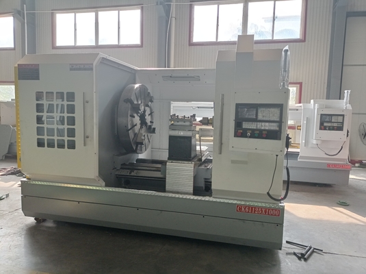 CKNC61125 Paslanmaz Çelik CNC Torna Makinesi Metal Parça Yapma Makinesi