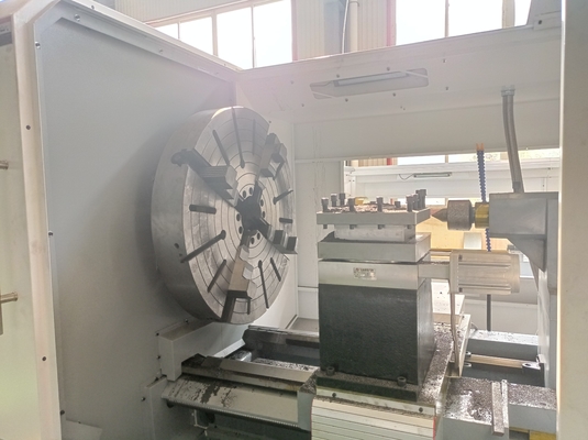 CKNC61125 Paslanmaz Çelik CNC Torna Makinesi Metal Parça Yapma Makinesi