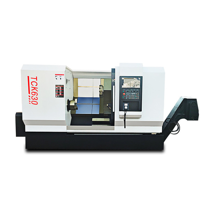 45 derecelik CNC Metal Döner Makine Tck630 Eğri Yatak Döner Merkezi