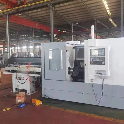 Yüksek hassasiyetli yatay eğimli yatak CNC Dönüştürme Makinesi TCK46P