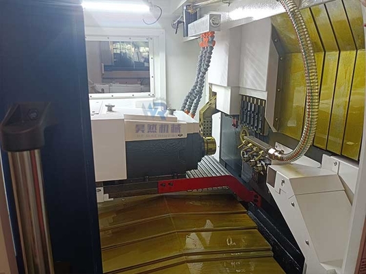 Fanuc SYNTECs Kontrol Sistemi Sm205 ile Otomatik hassasiyetli CNC Döner Makinesi