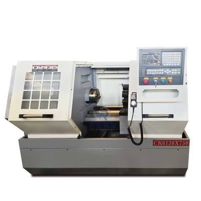 Siemens Sistemi CK6136 Yeni Düz Yatak Otomatik CNC Döviz Makinesi Metal için